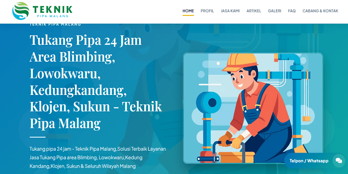 Tukang Pipa 24 Jam
